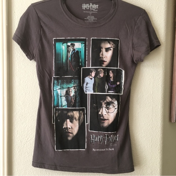 Harry Potter Deathly Hallows T-Shirt - Picture 1 of 4